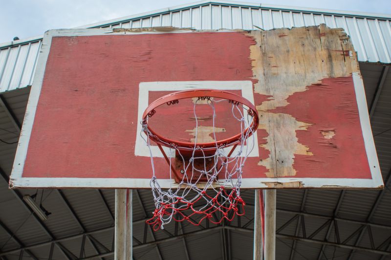 Damaged Basketball Rim